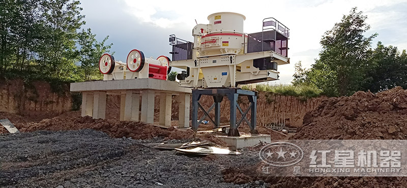 2臺57鄂破+制砂機(jī)配置的人工制砂生產(chǎn)線 2臺57鄂破+制砂機(jī)配置的人工制砂生產(chǎn)線