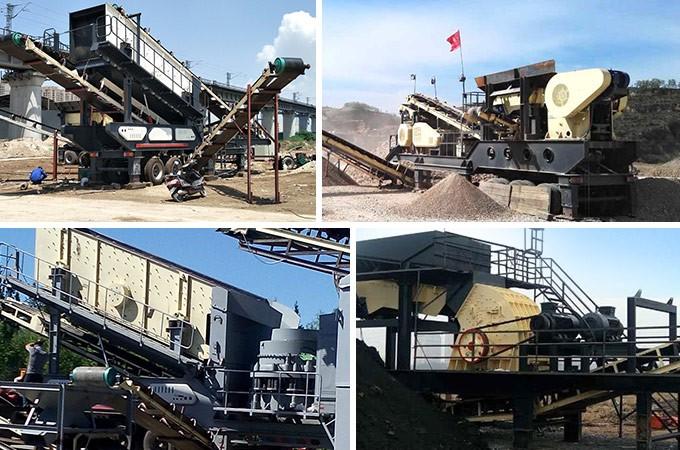 不同型號(hào)的移動(dòng)磕石機(jī)圖集