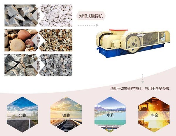 石子對輥式破碎機物料應用 石子對輥式破碎機物料應用