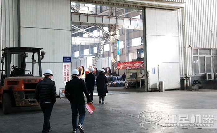 用戶到廠車(chē)間參觀