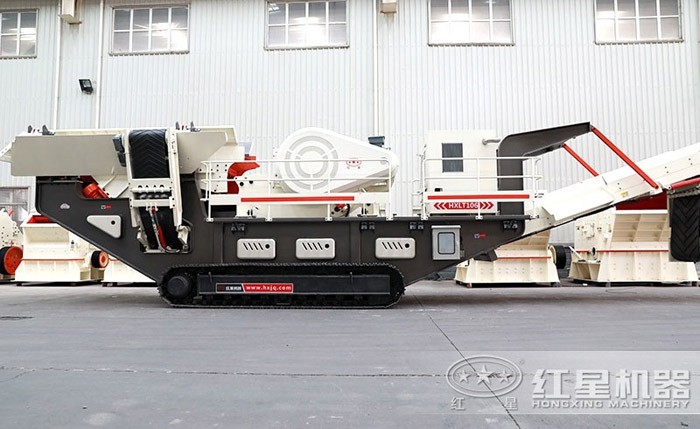 履帶式大型石子移動破碎機 履帶式大型石子移動破碎機