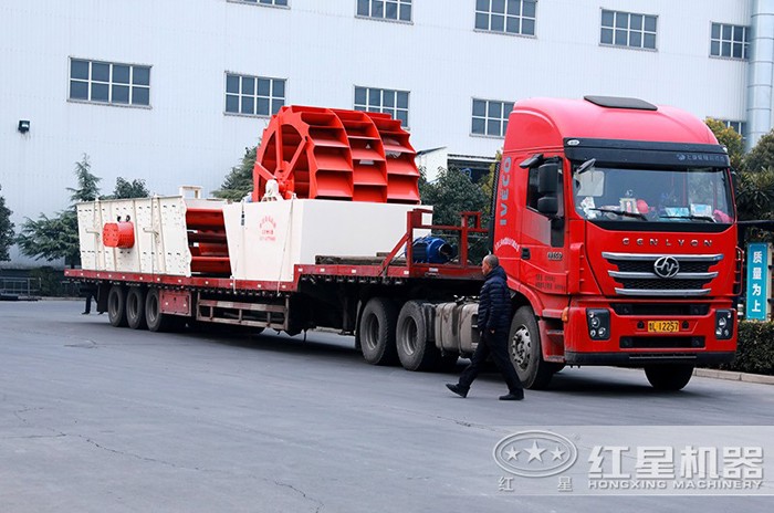 小型機(jī)制沙生產(chǎn)線(xiàn)發(fā)貨圖