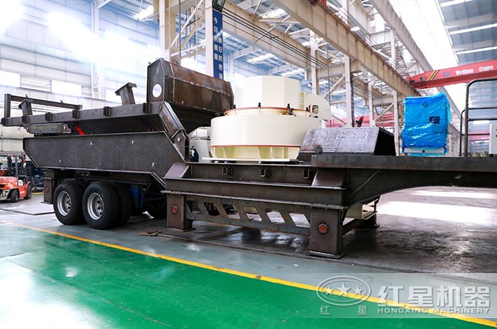 移動石子制沙機車間安裝 移動石子制沙機車間安裝