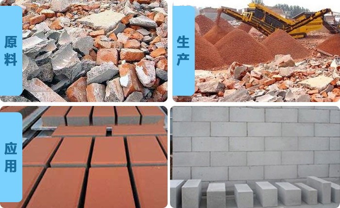建筑垃圾成品可用作造磚原料 建筑垃圾成品可用作造磚原料