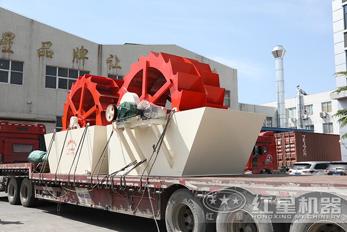 洗沙場設備發(fā)貨