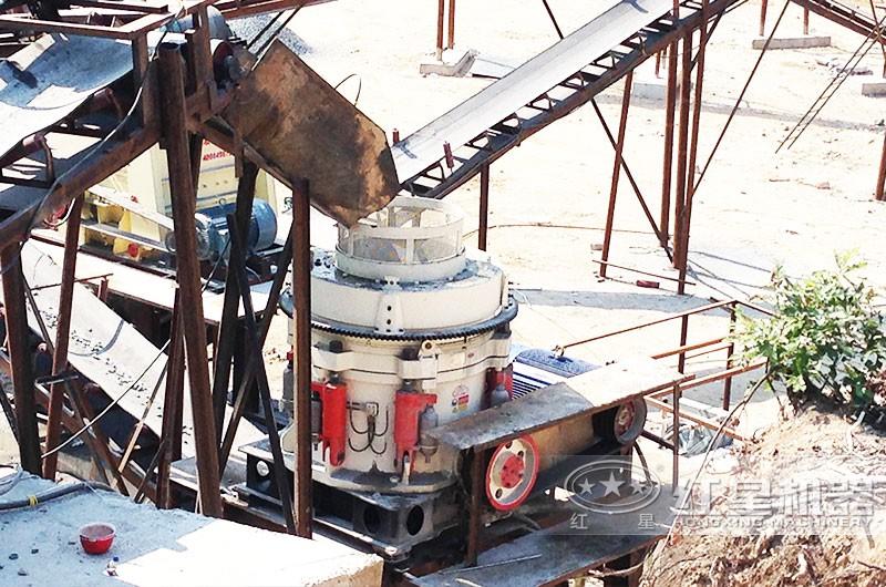 河卵石圓錐機現(xiàn)場 河卵石圓錐機現(xiàn)場