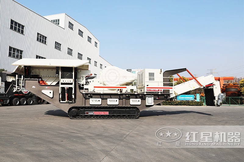 紅星大型智能化環(huán)保履帶式移動破碎車 紅星大型智能化環(huán)保履帶式移動破碎車