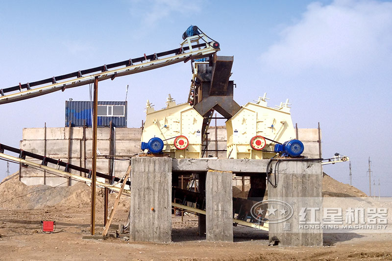 湖南石灰石生產(chǎn)線現(xiàn)場(chǎng)