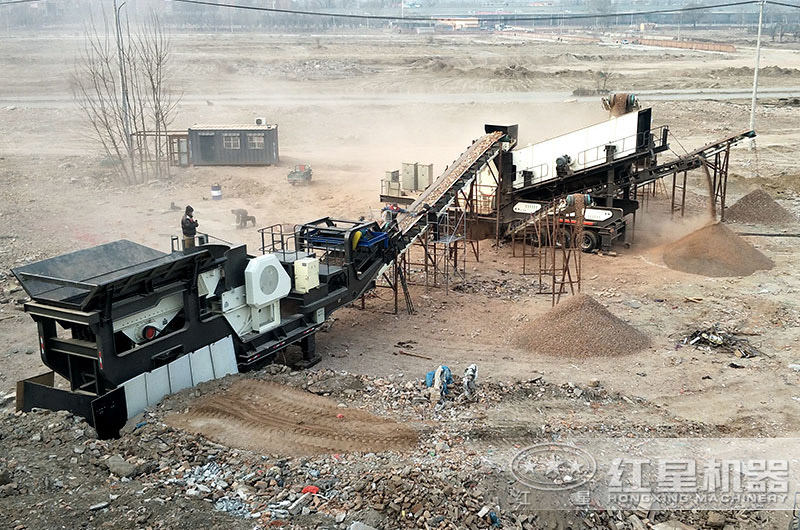 車載碎石機(jī)配置不同，成品粒度不同