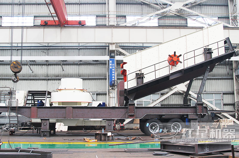 移動式河流石制砂機，隨時移動，效益高