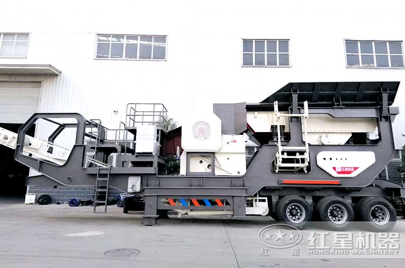 移動(dòng)式鄂式破石機(jī)，隨時(shí)移動(dòng)，智能控制