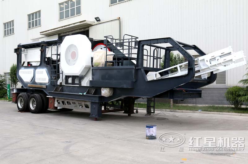 移動顎式破碎機(jī)，如上圖