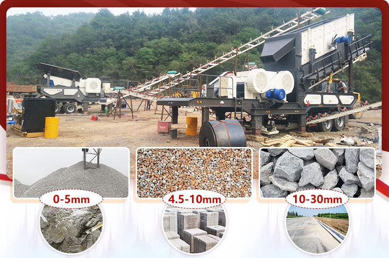 建筑垃圾變廢為寶，成品規(guī)格多