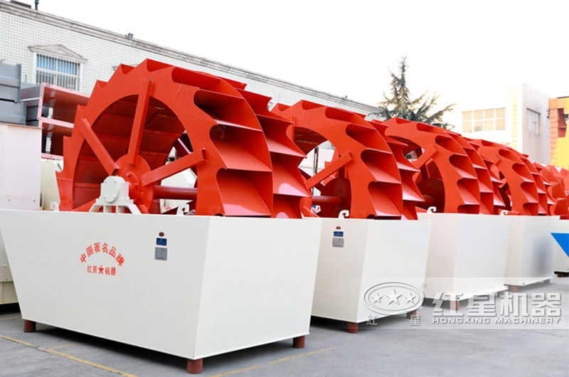 輪斗式洗砂機(jī)，洗凈度高達(dá)99%