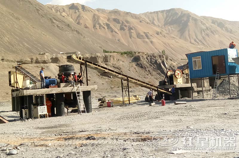 鋁土礦破碎生產線圖片